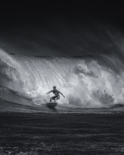 Big Wave Surfing wallpaper 176x220