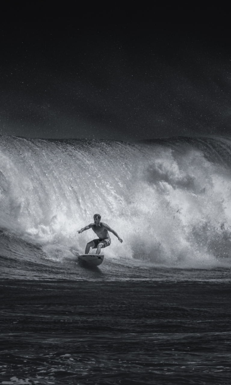 Das Big Wave Surfing Wallpaper 768x1280