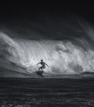 Kostenloses Big Wave Surfing Wallpaper für Samsung Corby TV