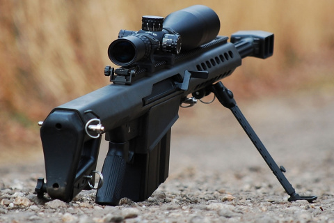 Screenshot №1 pro téma Sniper Rifle 480x320
