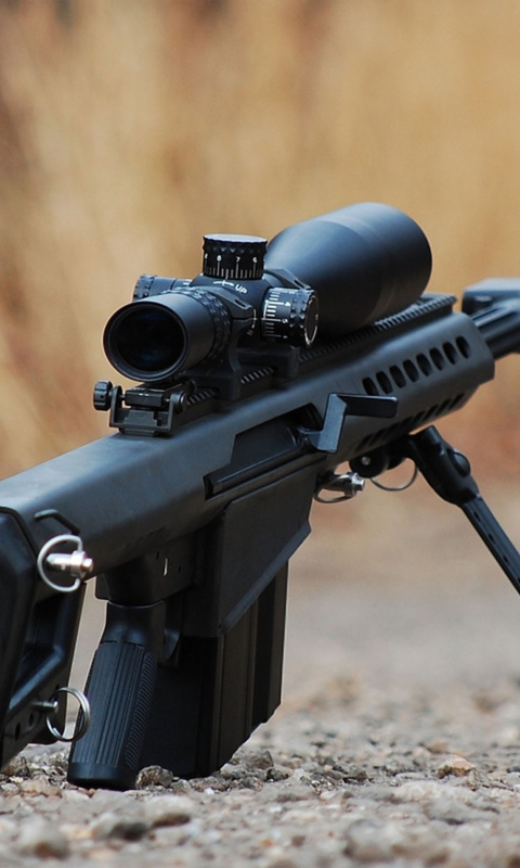 Sniper Rifle wallpaper 480x800