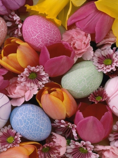 Обои Happy Easter 240x320