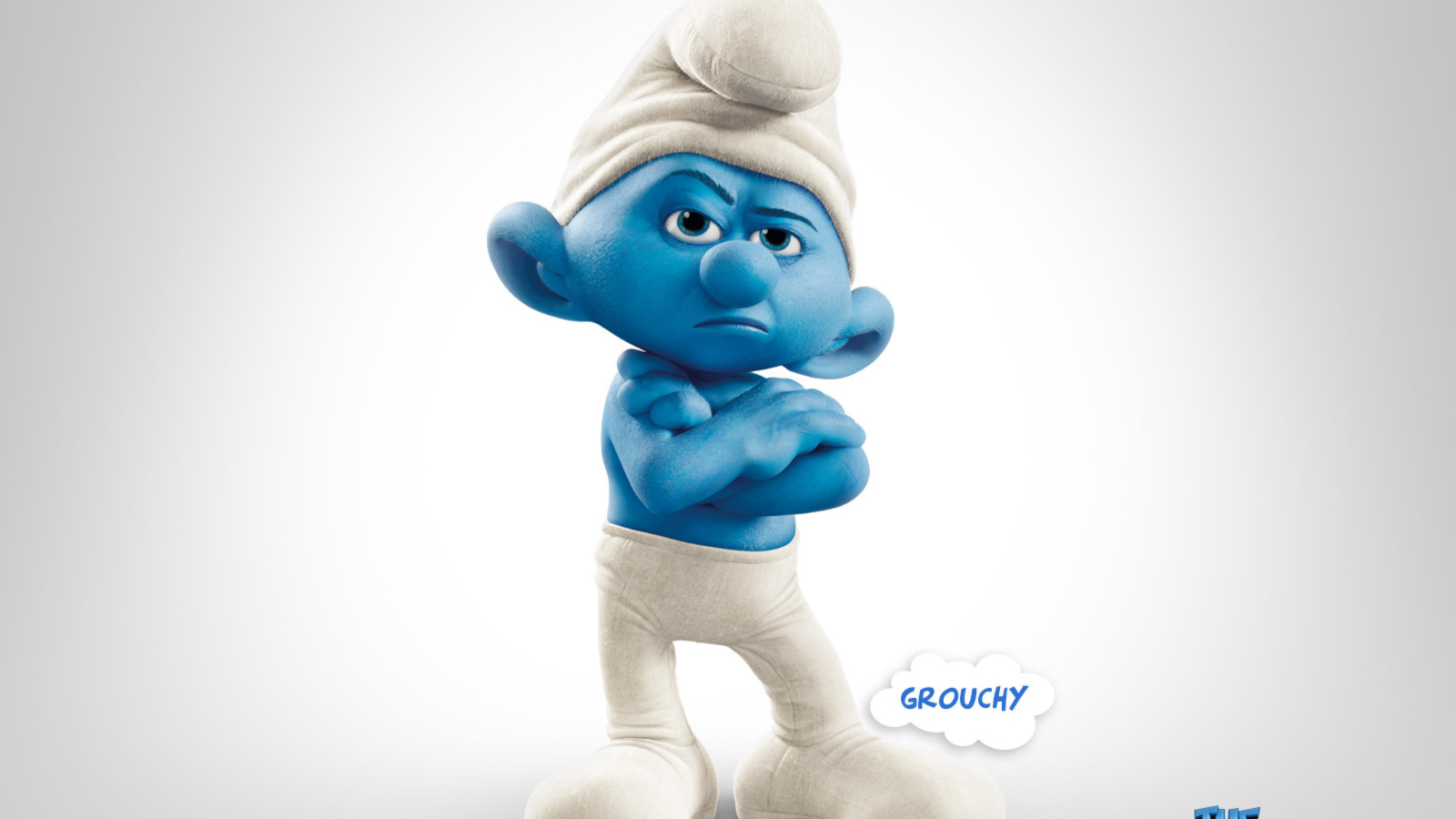 Grouchy The Smurfs 2 wallpaper 1600x900