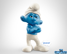Grouchy The Smurfs 2 wallpaper 220x176