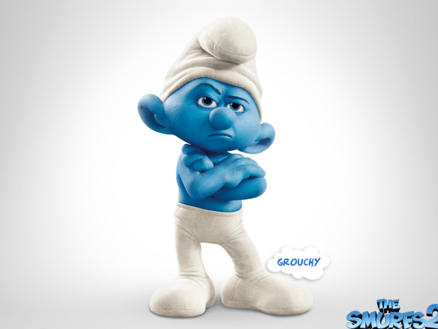 Grouchy The Smurfs 2 wallpaper 640x480