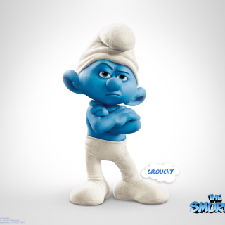 Картинка Grouchy The Smurfs 2 для телефона и на рабочий стол Nokia 6230i