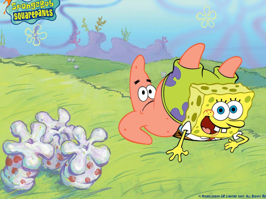 Das Spongebob And Patrick Star Wallpaper 1024x768