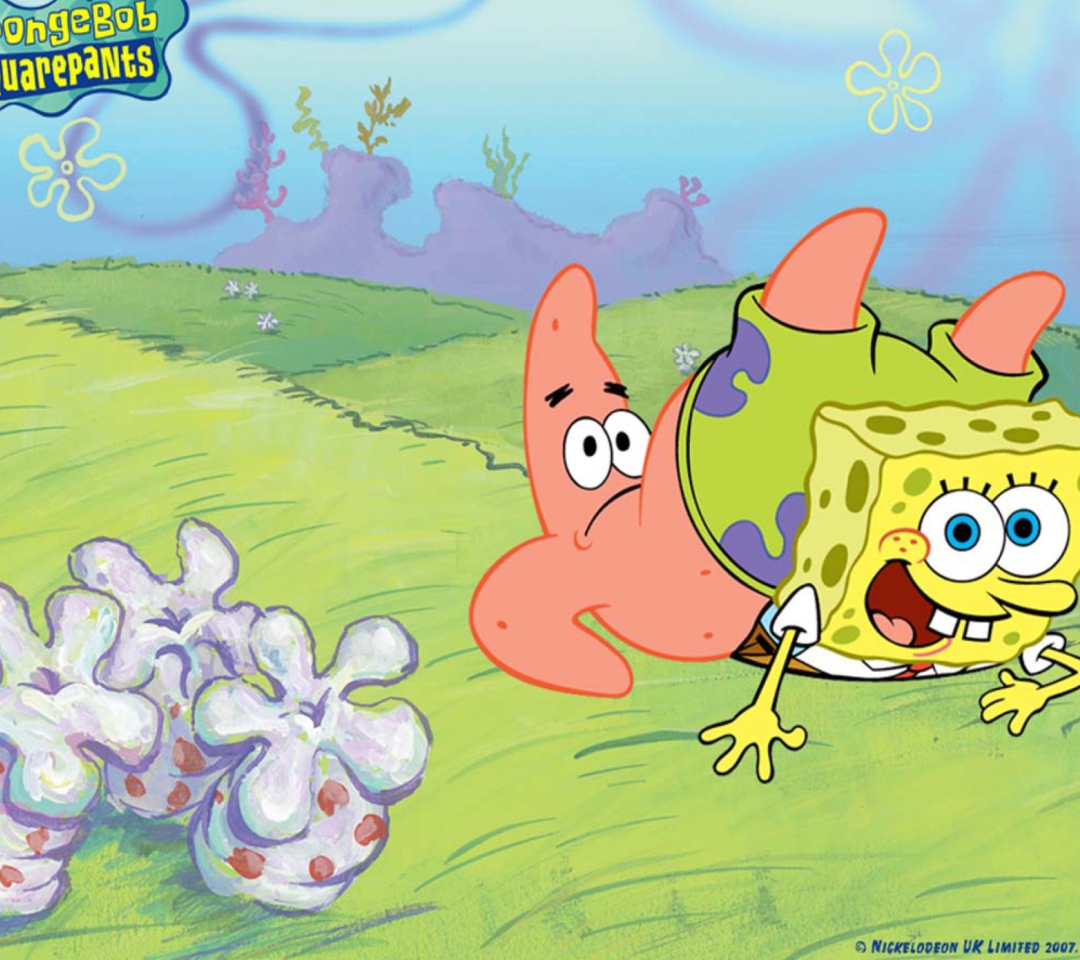 Fondo de pantalla Spongebob And Patrick Star 1080x960