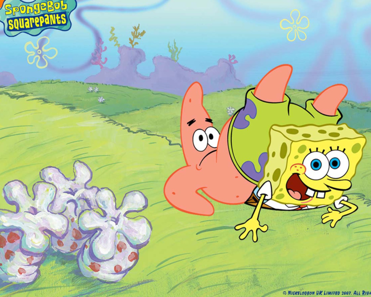 Das Spongebob And Patrick Star Wallpaper 1280x1024