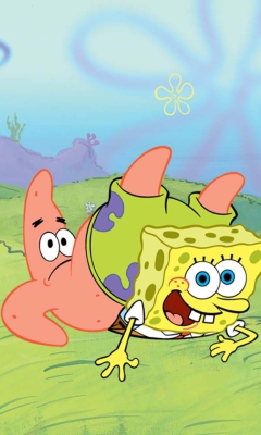 Spongebob And Patrick Star wallpaper 240x400