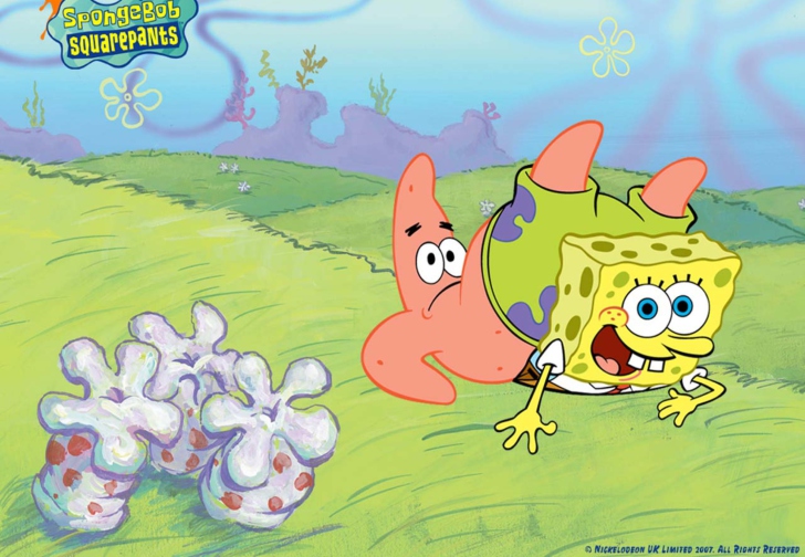 Обои Spongebob And Patrick Star