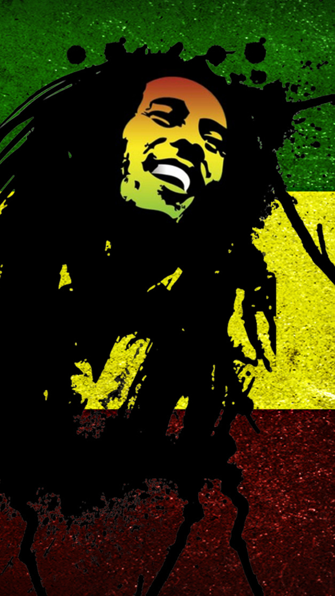 Sfondi Bob Marley Rasta Reggae Culture 1080x1920