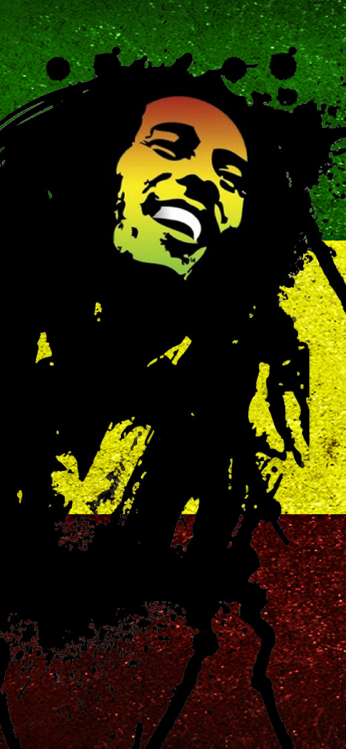 Fondo de pantalla Bob Marley Rasta Reggae Culture 1170x2532