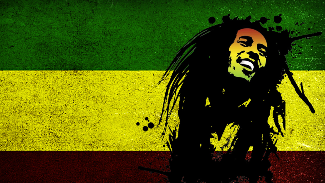 Fondo de pantalla Bob Marley Rasta Reggae Culture 1366x768