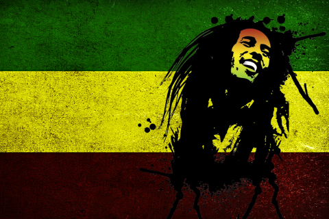 Обои Bob Marley Rasta Reggae Culture 480x320