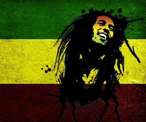 Обои Bob Marley Rasta Reggae Culture 480x400