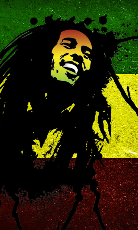 Обои Bob Marley Rasta Reggae Culture 480x800