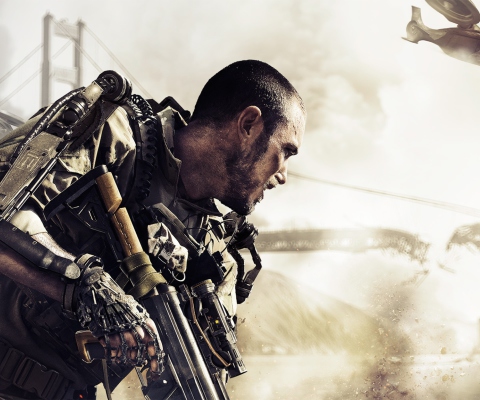 Das Call Of Duty Advanced Warfare Wallpaper 480x400