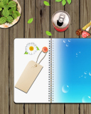Personal Notebook Diary wallpaper 128x160