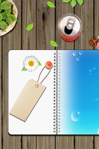 Personal Notebook Diary wallpaper 320x480