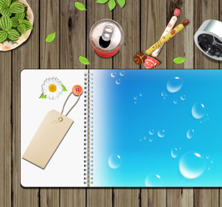 Personal Notebook Diary Background for iPad mini