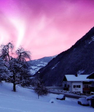 Free Purple Sky Picture for Nokia C1-01