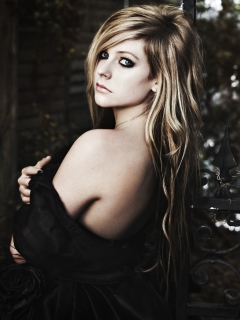Обои Avril Lavigne Goodbye Lullaby 240x320