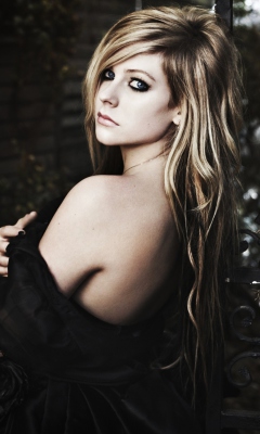 Обои Avril Lavigne Goodbye Lullaby 240x400