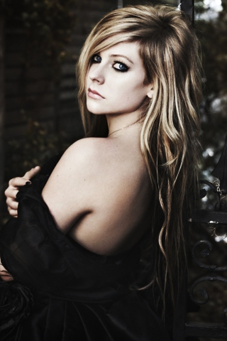 Das Avril Lavigne Goodbye Lullaby Wallpaper 320x480