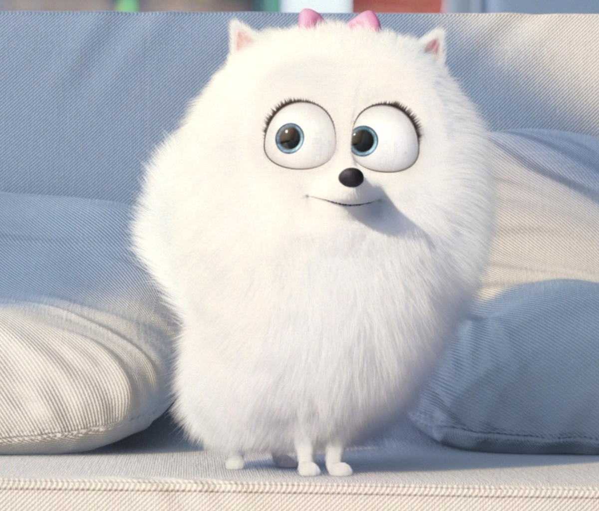 Fondo de pantalla The Secret Life of Pets, Snowball 1200x1024