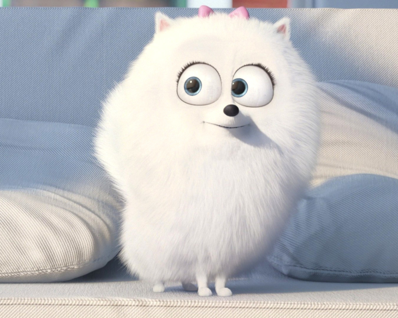 Sfondi The Secret Life of Pets, Snowball 1280x1024