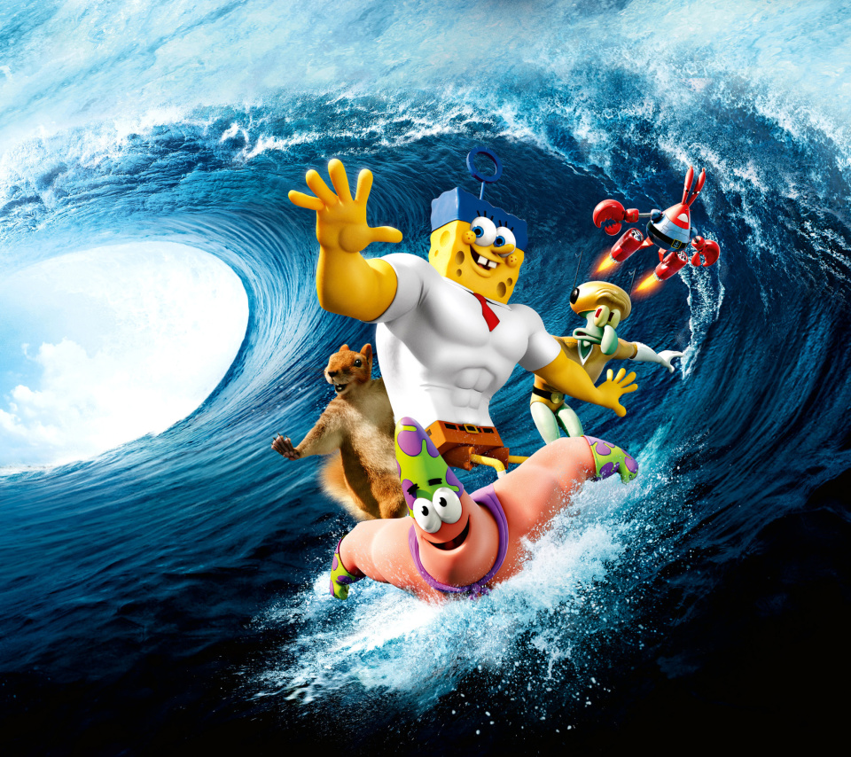 Fondo de pantalla The SpongeBob Movie Sponge Out of Water 960x854