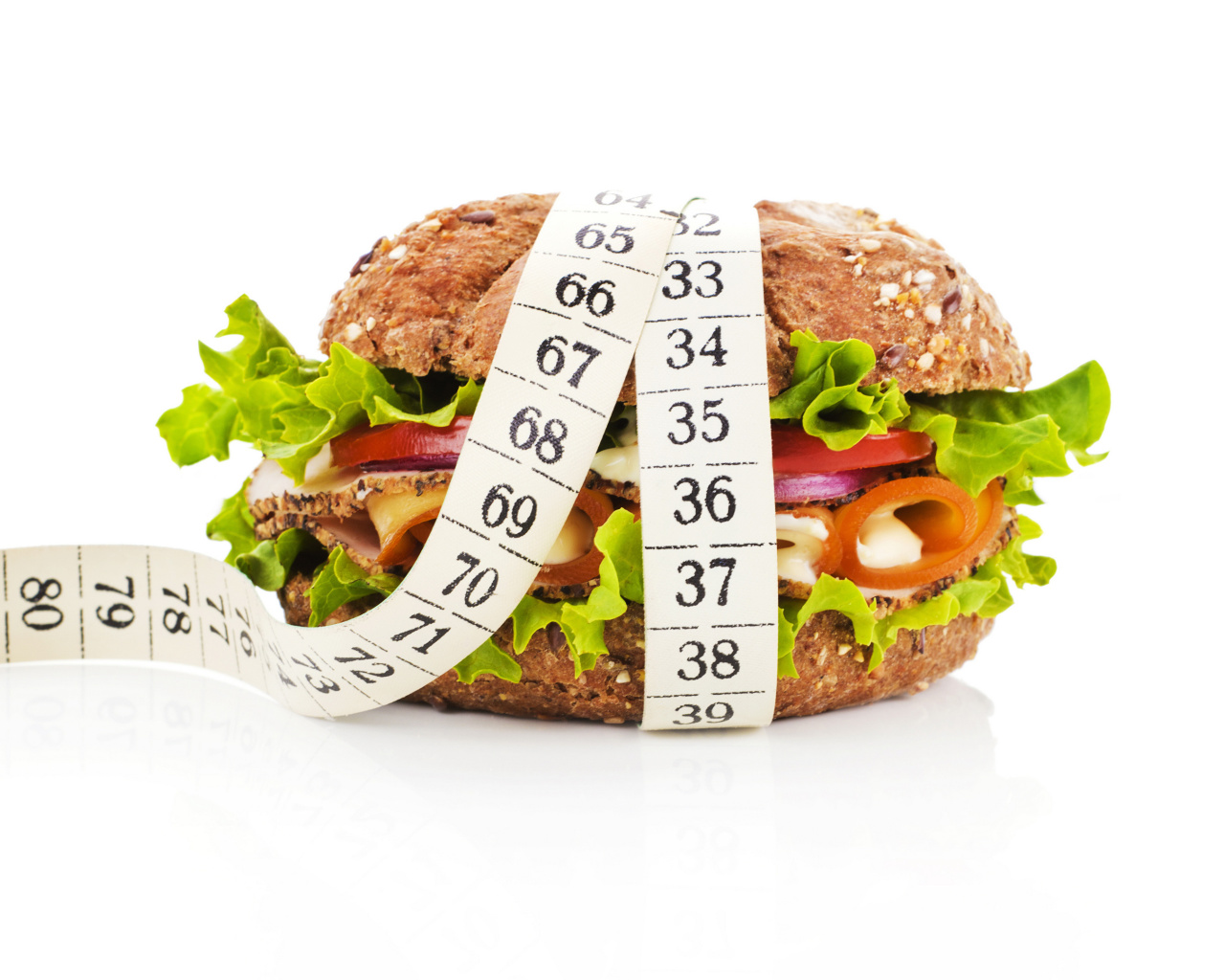 Das Healthy Diet Burger Wallpaper 1280x1024