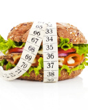 Healthy Diet Burger wallpaper 128x160