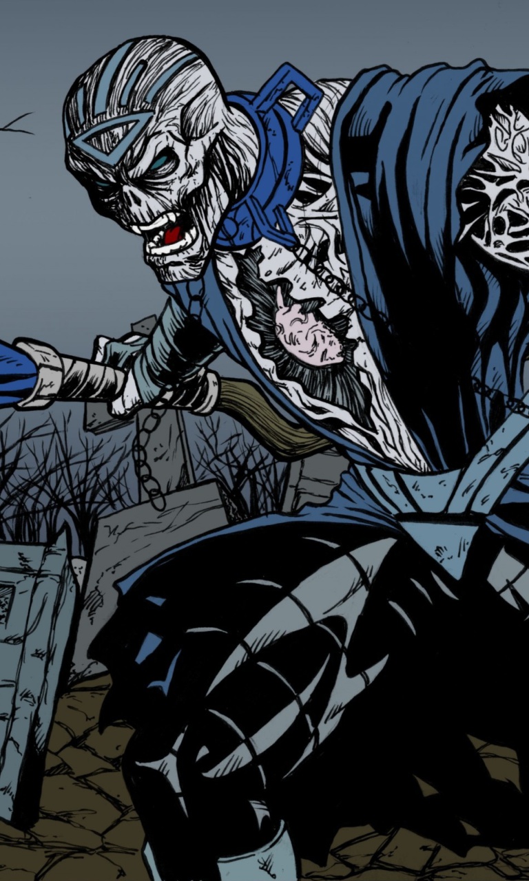 Fondo de pantalla Nekron DC Comics Supervillain 768x1280