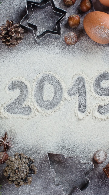 Das New Year Decor 2019 Wallpaper 360x640