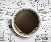 Coffee and Motivation Board wallpaper 176x144
