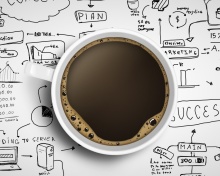 Coffee and Motivation Board wallpaper 220x176