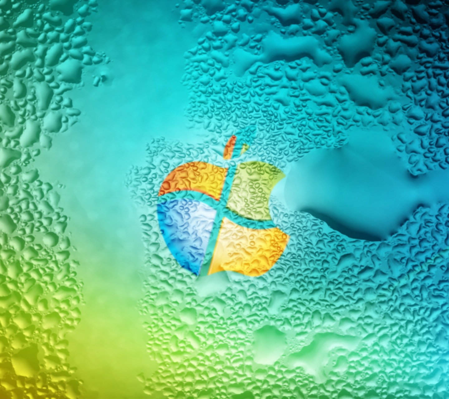 Das Apple And Windows Wallpaper 1440x1280