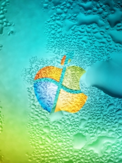 Das Apple And Windows Wallpaper 240x320