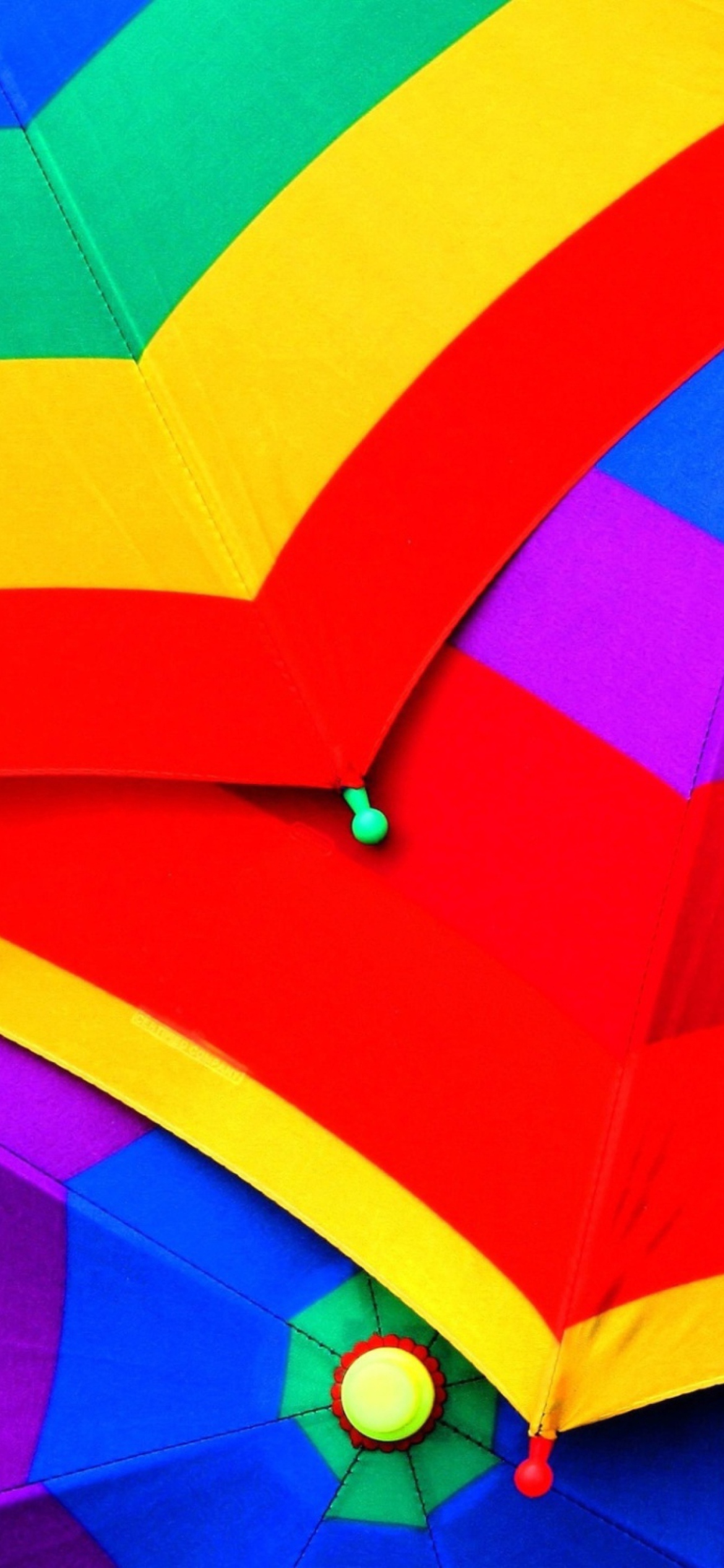 Das Colourful Umbrella Wallpaper 1170x2532