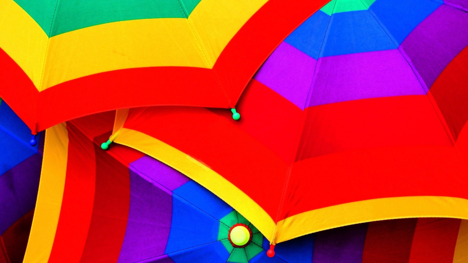 Screenshot №1 pro téma Colourful Umbrella 1920x1080