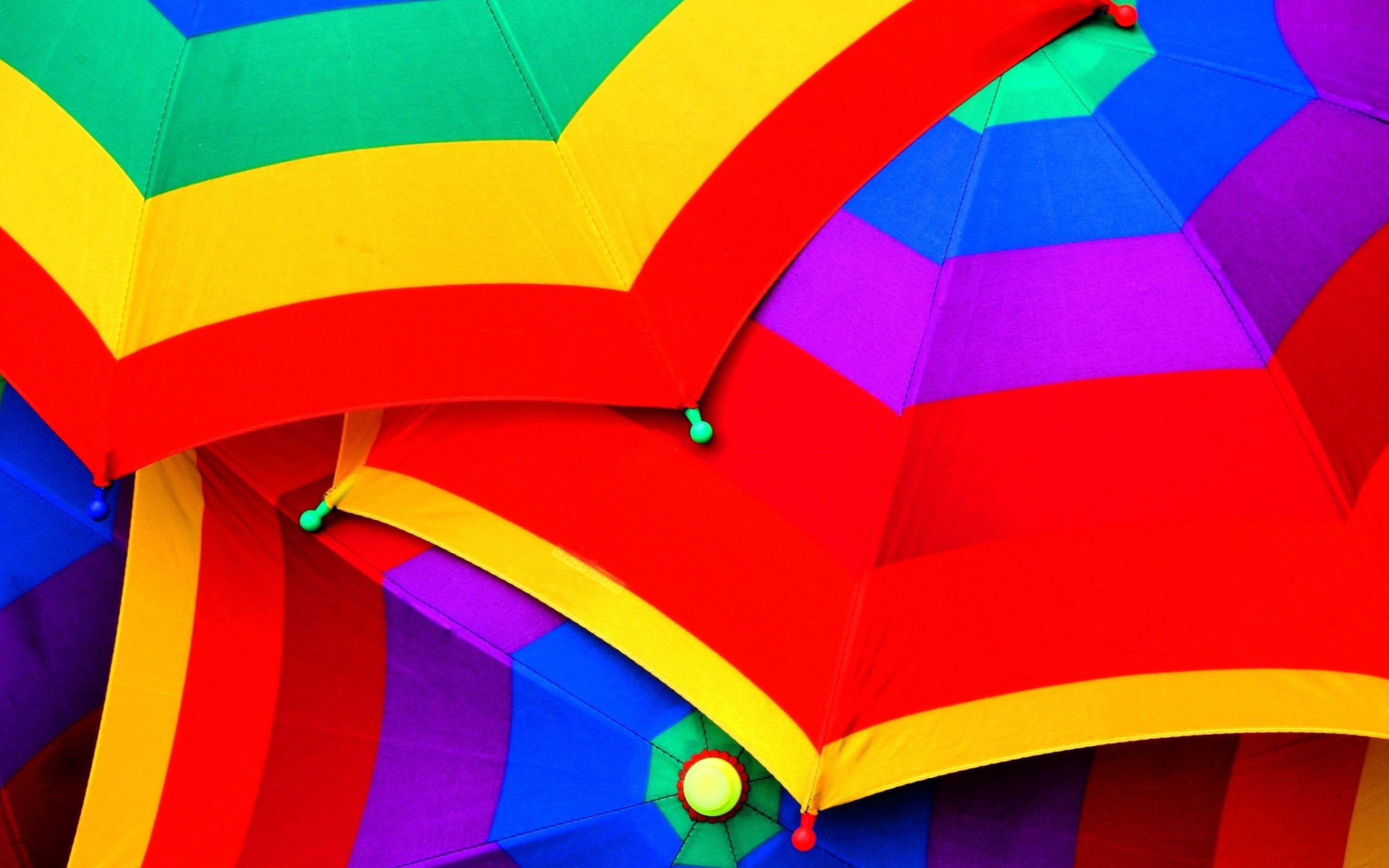 Colourful Umbrella wallpaper 2560x1600