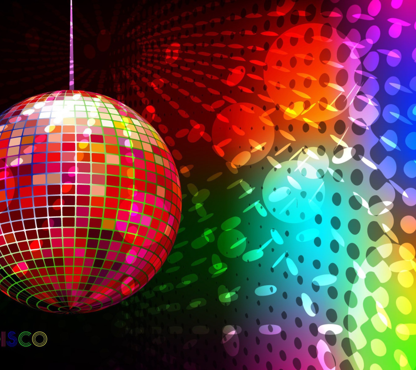 Das Disco Ball Wallpaper 1440x1280