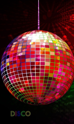 Das Disco Ball Wallpaper 240x400