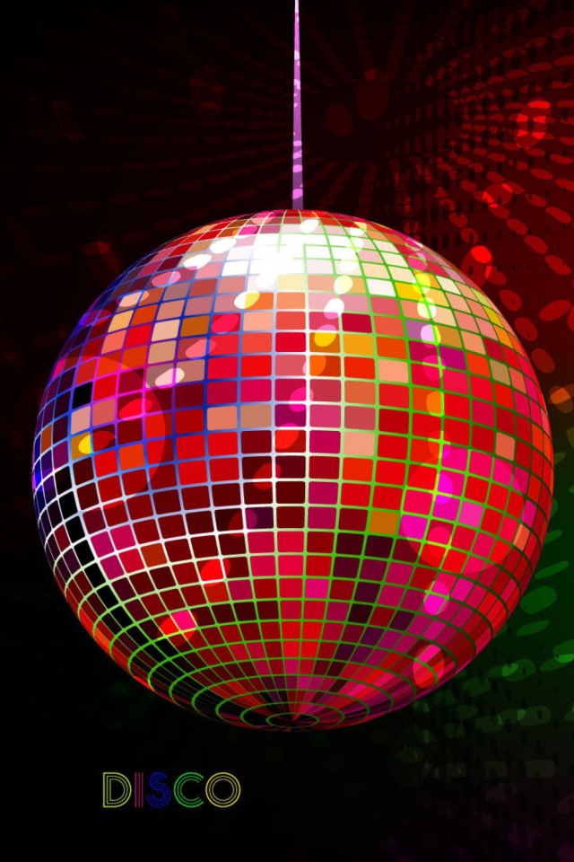 Das Disco Ball Wallpaper 640x960
