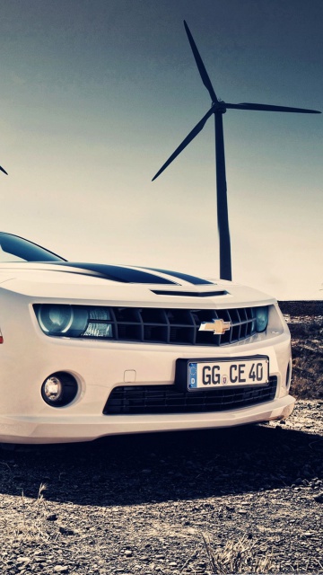 Sfondi Chevrolet Camaro 2012 360x640