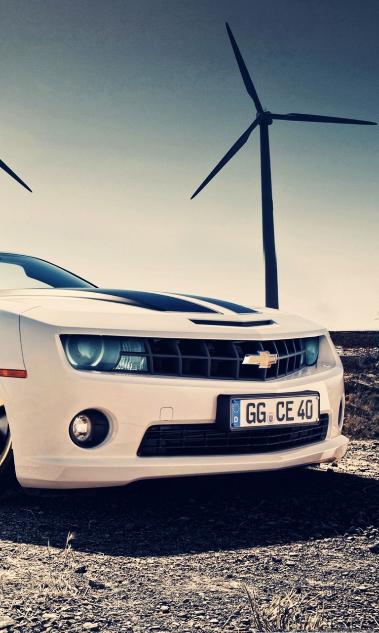 Обои Chevrolet Camaro 2012 768x1280