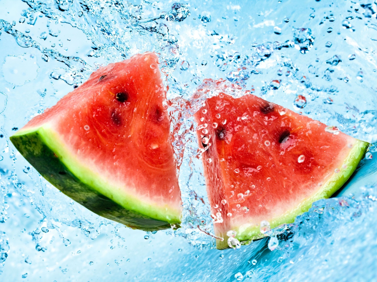 Das Watermelon In Water Wallpaper 1280x960