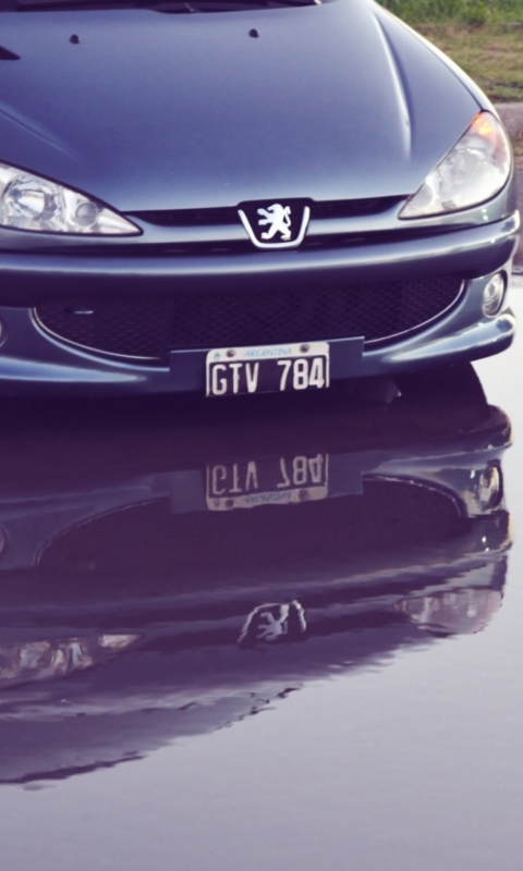 Fondo de pantalla Peugeot Reflection 480x800